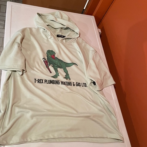 🥊🦖T-Rex Plumbing Heating & Gas Ltd. Boxing Trainher Gym US XL Short Sleeve🦖🥊 - Picture 10 of 11